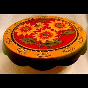 Pier 1 Sunflower Cake Stand